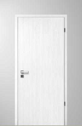 white interior commercial door